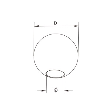 Bouchon rond pour lisse -...